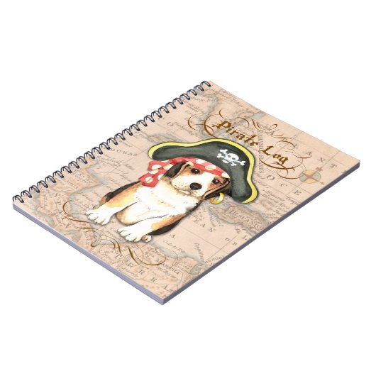 Carnet Beagle Casquette pirate (Côté gauche)