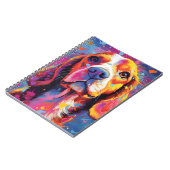 Carnet Beagle coloré (Côté gauche)