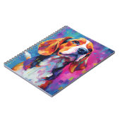 Carnet Beagle coloré (Côté gauche)