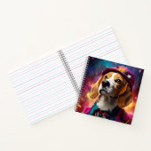 Carnet Beagle dans un Casquette rose (Intérieur)