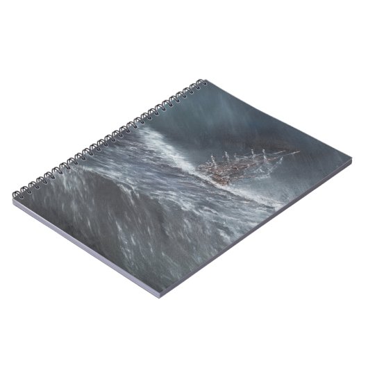 Carnet Beagle de voie HMP dans une tempête outre du Cap (Côté gauche)