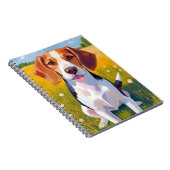 Carnet Beagle Dog Art Painting (Côté Droit)