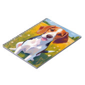 Carnet Beagle Dog Art Painting (Côté gauche)