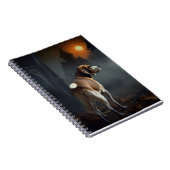 Carnet Beagle Halloween effrayant (Côté Droit)