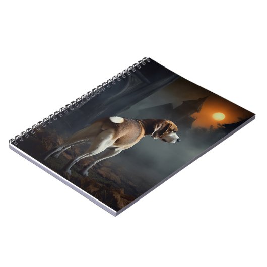 Carnet Beagle Halloween effrayant (Côté gauche)