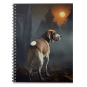 Carnet Beagle Halloween effrayant (Devant)