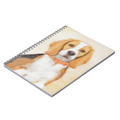 Carnet Beagle Hound Dog Peinture Animal Art original (Côté gauche)