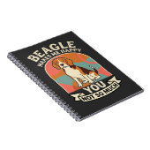 Carnet Beagle Me Rend Heureux Vous Pas Tellement Chien (Côté Droit)