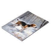 Carnet Beagle Noël sous la neige (Côté gauche)