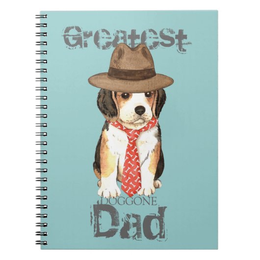 Carnet Beagle papa (Devant)