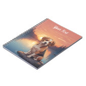 Carnet Beagle par lac (Côté gauche)