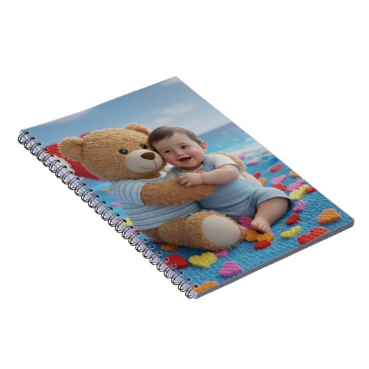 Carnet Bear hugging a baby (Côté Droit)