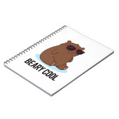 Carnet Beary Cool Funny Brown Bear Pun  (Côté gauche)