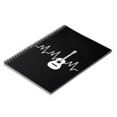 Carnet Beat cardiaque de guitare acoustique (Côté gauche)