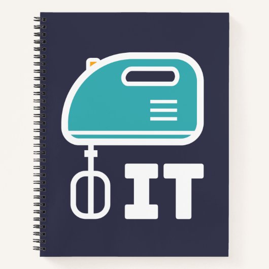 Carnet BEAT it Funny Cuisine Musique tendance (Devant)