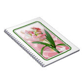 Carnet Beau Amaryllis Floral À Thème Floral (Côté Droit)
