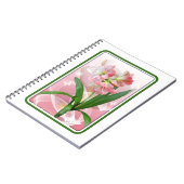 Carnet Beau Amaryllis Floral À Thème Floral (Côté gauche)