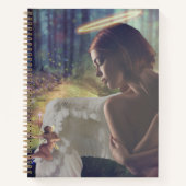 Carnet Beau ange avec Imaginaire Fairy Art (Devant)