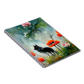 Carnet Beau animal sauvage à fleurs (Côté Droit)