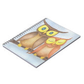 Carnet Beau Aquarelle Chouette Amateurs (Côté gauche)