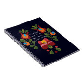 Carnet Beau arrangement floral (Côté Droit)