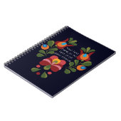 Carnet Beau arrangement floral (Côté gauche)
