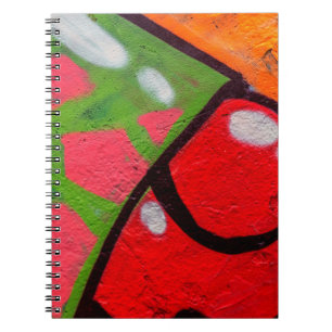 Carnet Beau art de rue de graffiti. Couleur Abstraite c