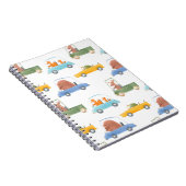 Carnet Beau bébé motif sans soudure avec mignonette (Côté Droit)