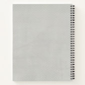 Carnet Beau Cheval Blanc Galloping dans la neige (Dos)