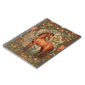 Carnet Beau cheval Brown William Morris Inspiré (Côté gauche)