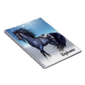 Carnet Beau Cheval d'hiver (Côté Droit)