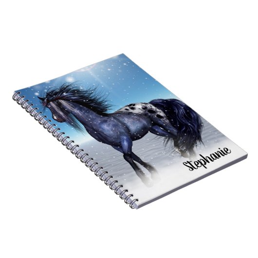 Carnet Beau Cheval d'hiver (Côté Droit)