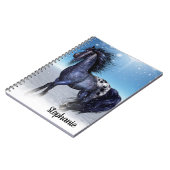 Carnet Beau Cheval d'hiver (Côté gauche)