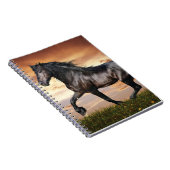 Carnet Beau Cheval Noir (Côté Droit)