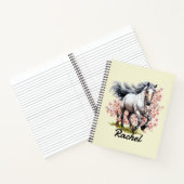 Carnet Beau cheval sauvage rouan (Intérieur)