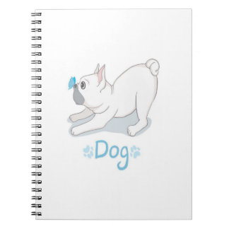 Carnet Beau Chien À Beurre Français