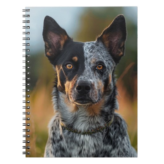 CARNET BEAU CHIEN AUSTRALIEN EN CHIEN DE CHIEN (Devant)