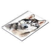 CARNET BEAU CHIEN SIBÉRIEN HUSKY (Côté gauche)