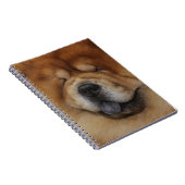 CARNET BEAU CHOW CHOW CHOW CHOG ROUGE FLUFFÉ (Côté Droit)