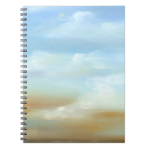 Carnet Beau ciel avec les nuages pelucheux