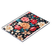 Carnet Beau Classeur floral (Côté gauche)