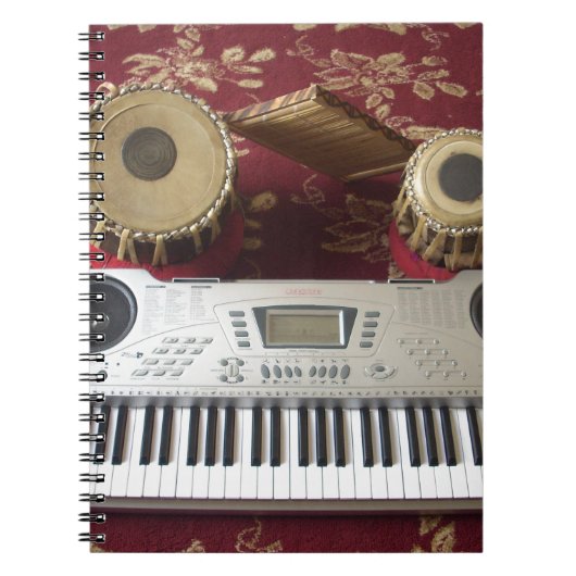 Carnet Beau Coin Créatif : Tapisserie musicale (Devant)