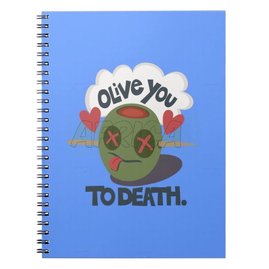 Carnet Beau Cool J'aime Afrique Art (Devant)