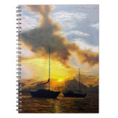 Carnet Beau coucher du soleil (Devant)