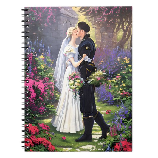 Carnet Beau Couple dans le Parc (Devant)