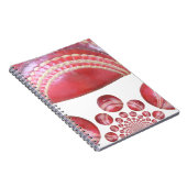 Carnet Beau Cricket Ball Art Design (Côté Droit)