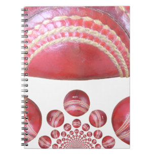Carnet Beau Cricket Ball Art Design