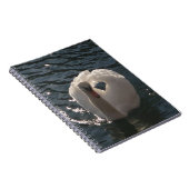 Carnet Beau cygne blanc (Côté Droit)