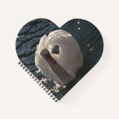 Carnet Beau cygne blanc (Devant)