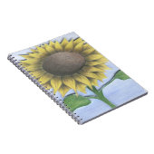Carnet Beau Dessin De Tournesol (Côté Droit)